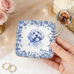 Custom Pet Chinoiserie Toile De Jouy Style - Personalized Jewelry Dish