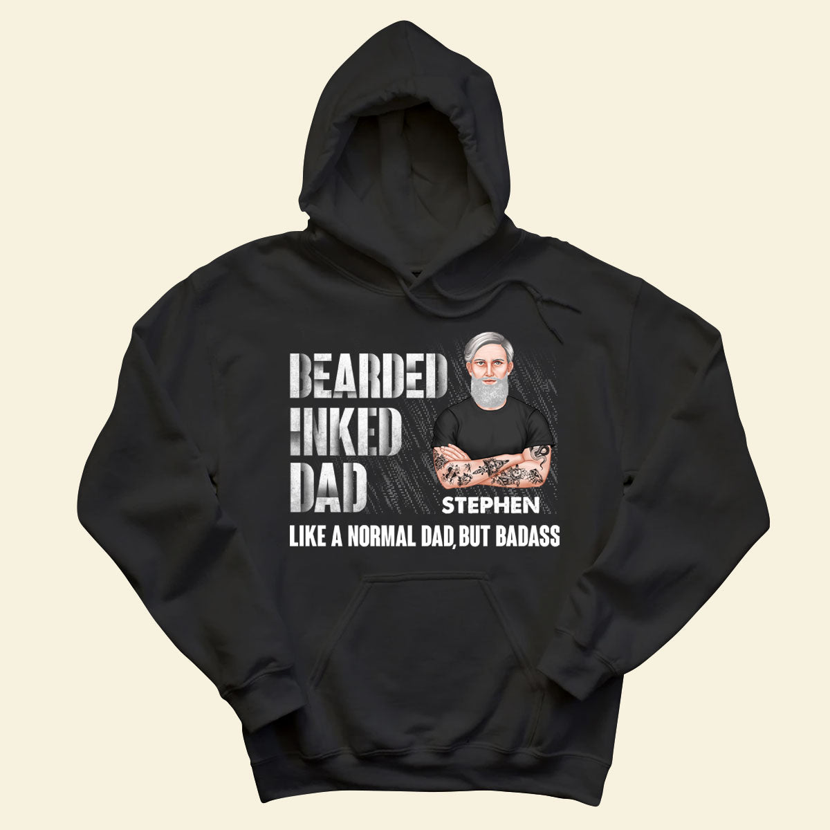Bearded Inked Dad - Personalized Apparel - Gift For Father, Dad, Father's Day, Birthday Gift 2_70899944-3036-4a64-bcb5-3eeed2cb5f66.jpg