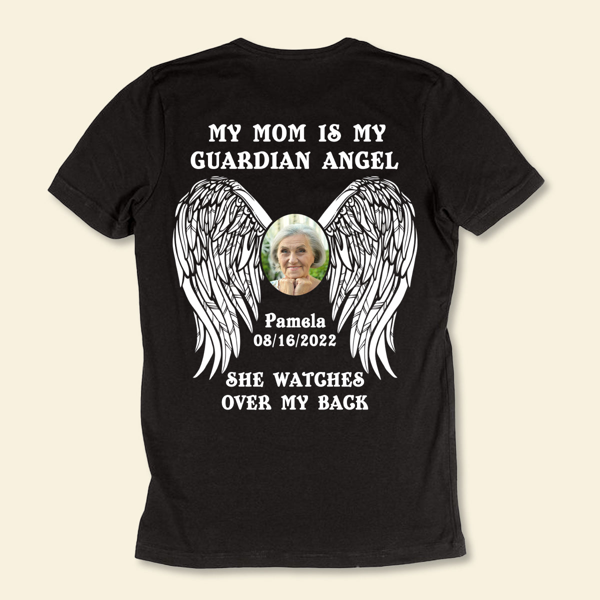 My Dad Is My Guardian Angel - Personalized Shirt - Memorial Gift For Family, Remembrance, Grief Gift, Sympathy Gift 2_712248e6-ec8a-45c6-acb8-105e148d4801.jpg