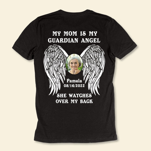 My Dad Is My Guardian Angel - Personalized Shirt - Memorial Gift For Family, Remembrance, Grief Gift, Sympathy Gift 2_712248e6-ec8a-45c6-acb8-105e148d4801.jpg