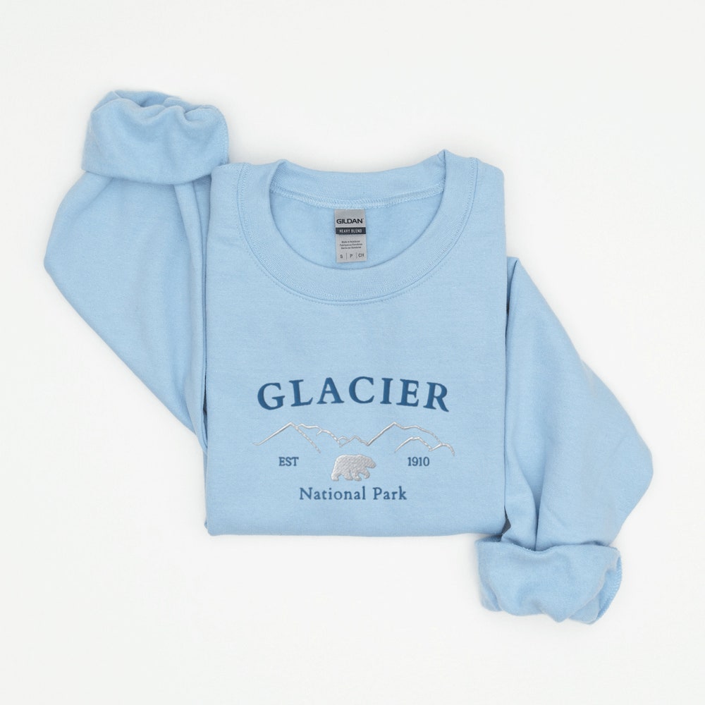 Glacier National Park Sweatshirt, Embroidered National Park Sweater, Glacier National Park Shirt, Embroidered Sweatshirt, National Parks 2_71fa3548-1894-4b53-8e36-c4efd276e776.jpg