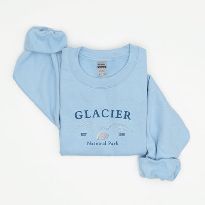 Glacier National Park Sweatshirt, Embroidered National Park Sweater, Glacier National Park Shirt, Embroidered Sweatshirt, National Parks 2_71fa3548-1894-4b53-8e36-c4efd276e776.jpg