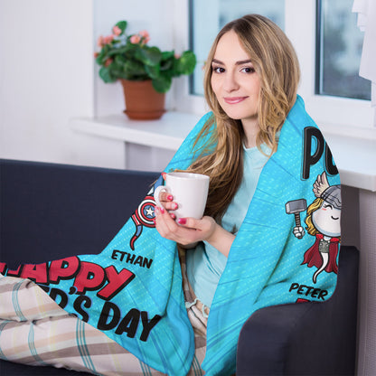 Multiverse Thanks For Not Pulling Out - Personalized Blanket - Father's Day, Funny, Birthday Gift For Dad, Husband 2_826f09ae-bc37-453f-80c7-96160b5d2a31.jpg