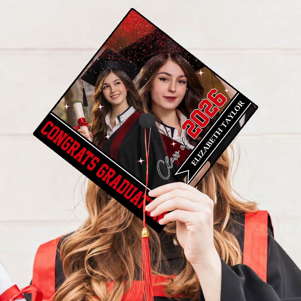 Bubble Graduation Cap Topper - Decorations For Grad Cap