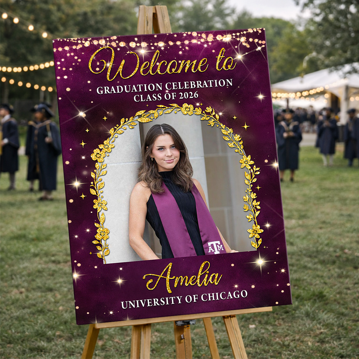 Special Personalized Graduation Welcome Sign Party
