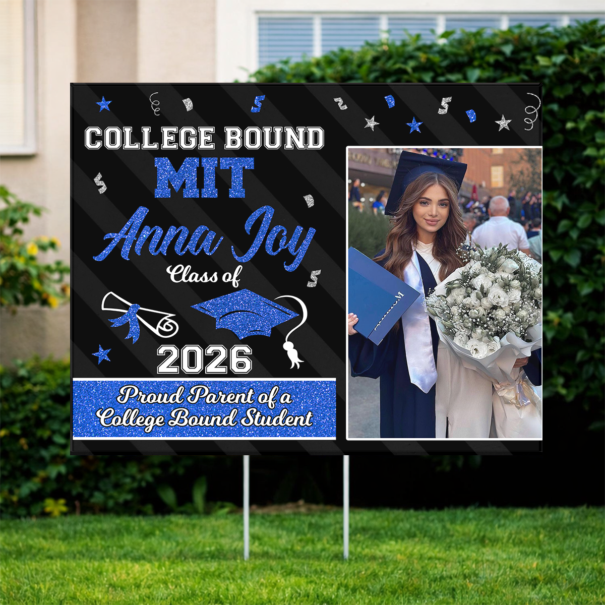 Graduation Party Decorations - Class of 2026 Lawn Sign