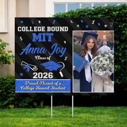 Graduation Party Decorations - Class of 2026 Lawn Sign