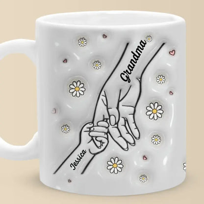 Mom And Kids Hold Hand - Personalized 3D Inflated Effect Printed Mug - Gift For Mother 2_a41a209d-9610-4fc1-a1e3-4a0f892f1c14.jpg