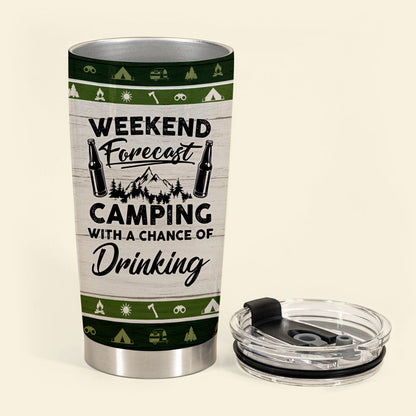 Camping With A Chance Of Drinking - Personzlized Tumbler - Gift For Couple, Camping, Summer 2_a8a14c8c-e88b-4cac-9aab-e7e55bf6a512.jpg