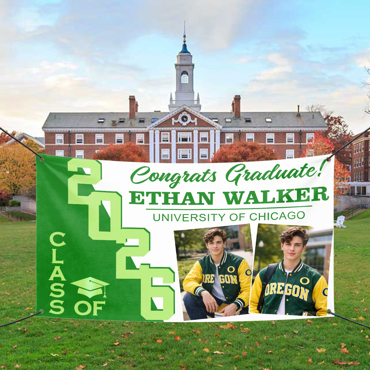 Congratulations Photo Banner, Class of 2026 Banner