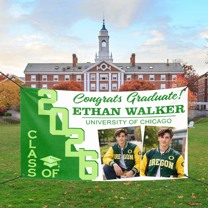 Congratulations Photo Banner, Class of 2026 Banner