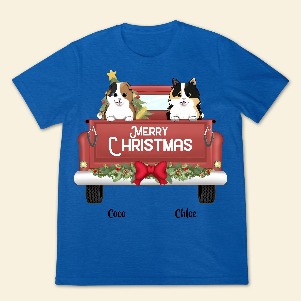 Merry Christmas Custom Dog Breed Christmas Truck Personalized T Shirt Winter Season Gift For Best Friends , Christmas Gift For Dog Lovers 2_b016f1c1-4d8c-4ee2-ac89-b88e36462e43.png