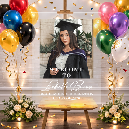 Graduation Acrylic - Personalized Acrylic Welcome Sign
