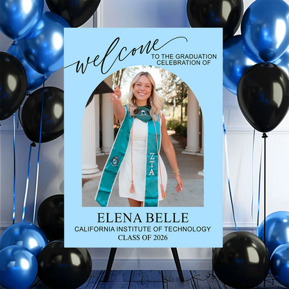 Minimalist Graduation Class Of 2026 - Graduation Welcome Sign Party