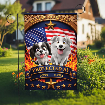 Proud Of 250th America Freedom - Personalized Custom Flag
