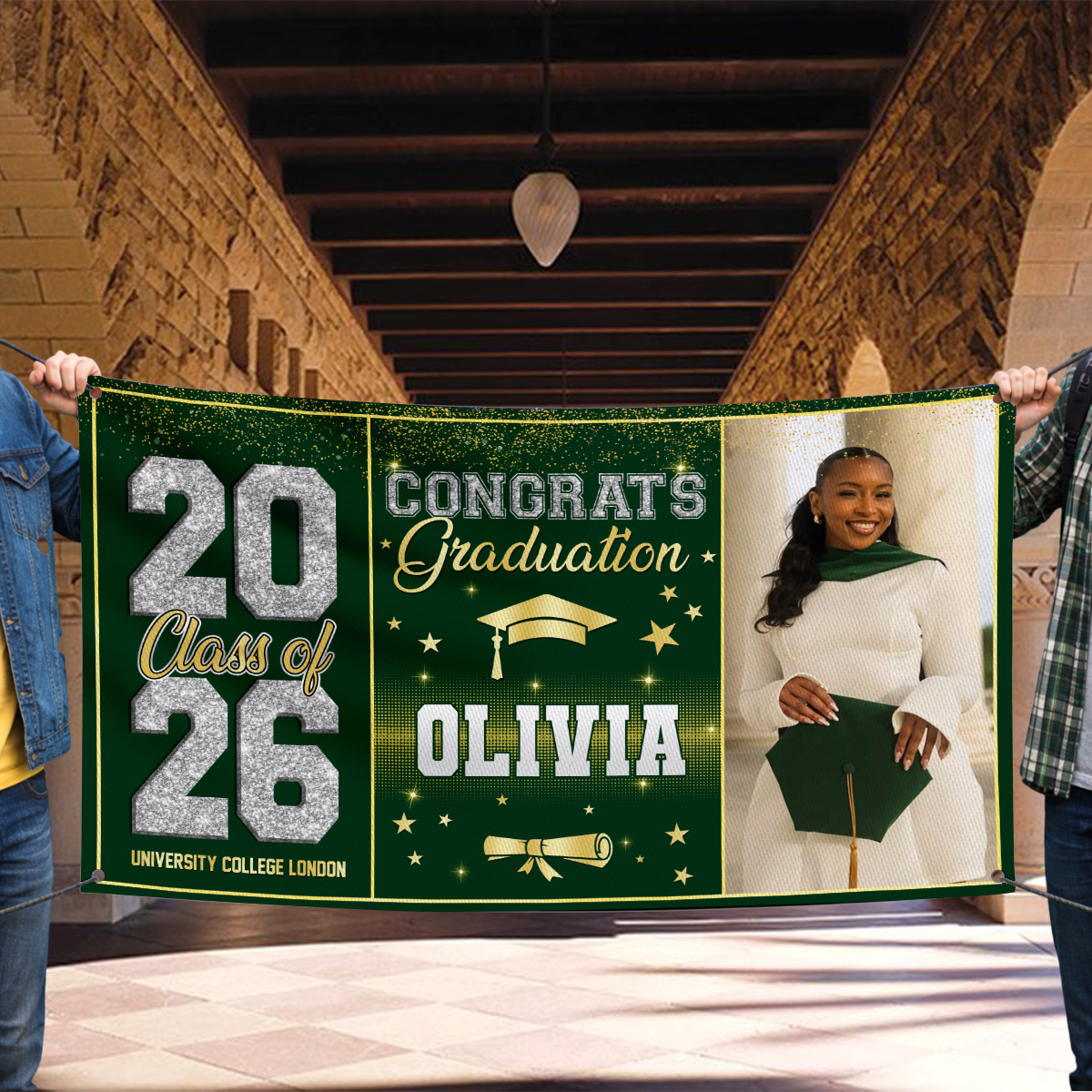 Diamond Graduation Banner - Class of 2026 Banner