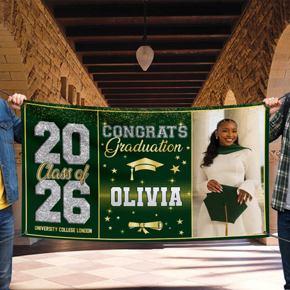 Diamond Graduation Banner - Class of 2026 Banner
