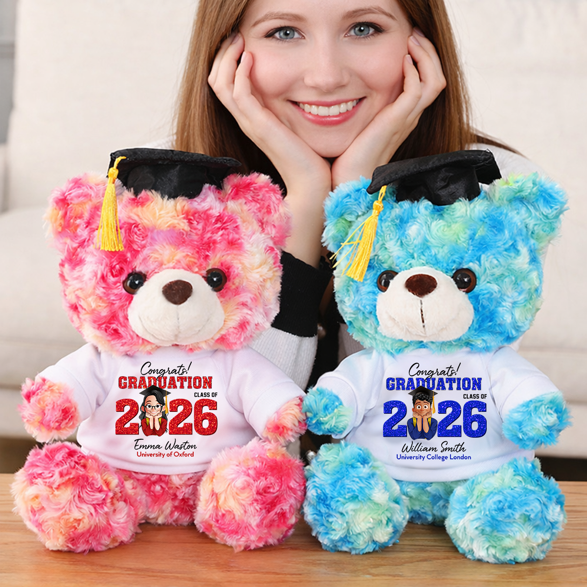 Congrats 2026 Personalized Graduation Teddy Bear