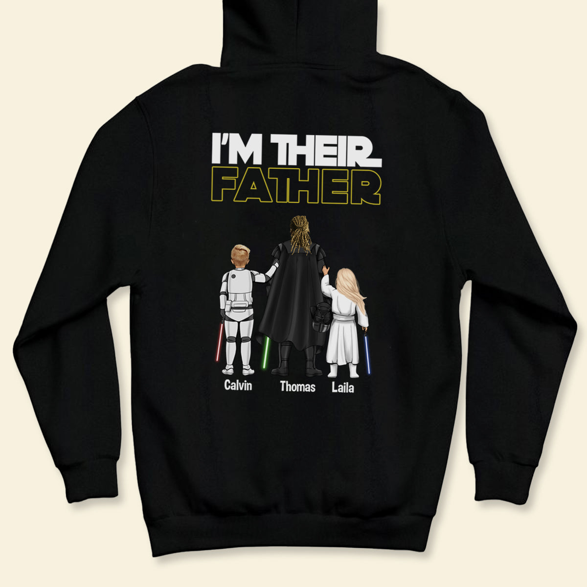 I'm Their Father - Personalized Apparel - Gift For Father, Daddy, Father's Day, Birthday Gift 2_c2602838-3cc6-4b18-86f6-e83b6f9a1fb7.jpg