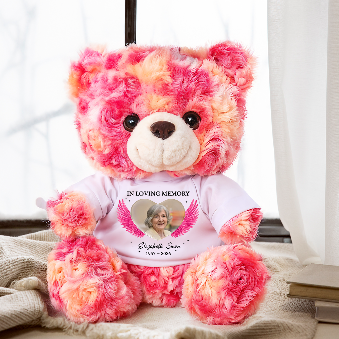 Memorial A Hug From Heaven - Personalized Teddy Bear