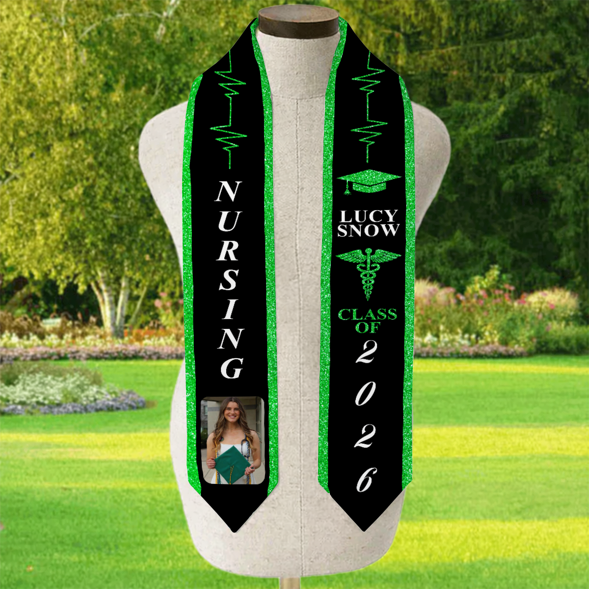 Customized Nursing Sash, Nursing Graduation Stole
