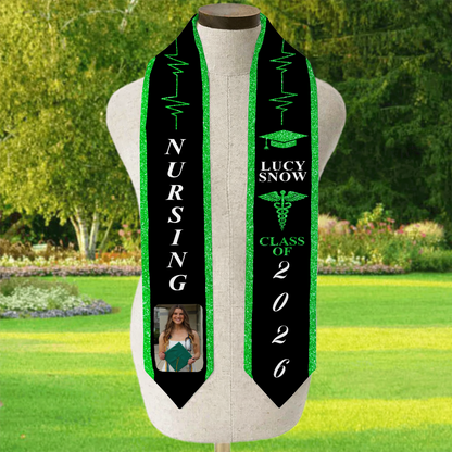 Customized Nursing Sash, Nursing Graduation Stole