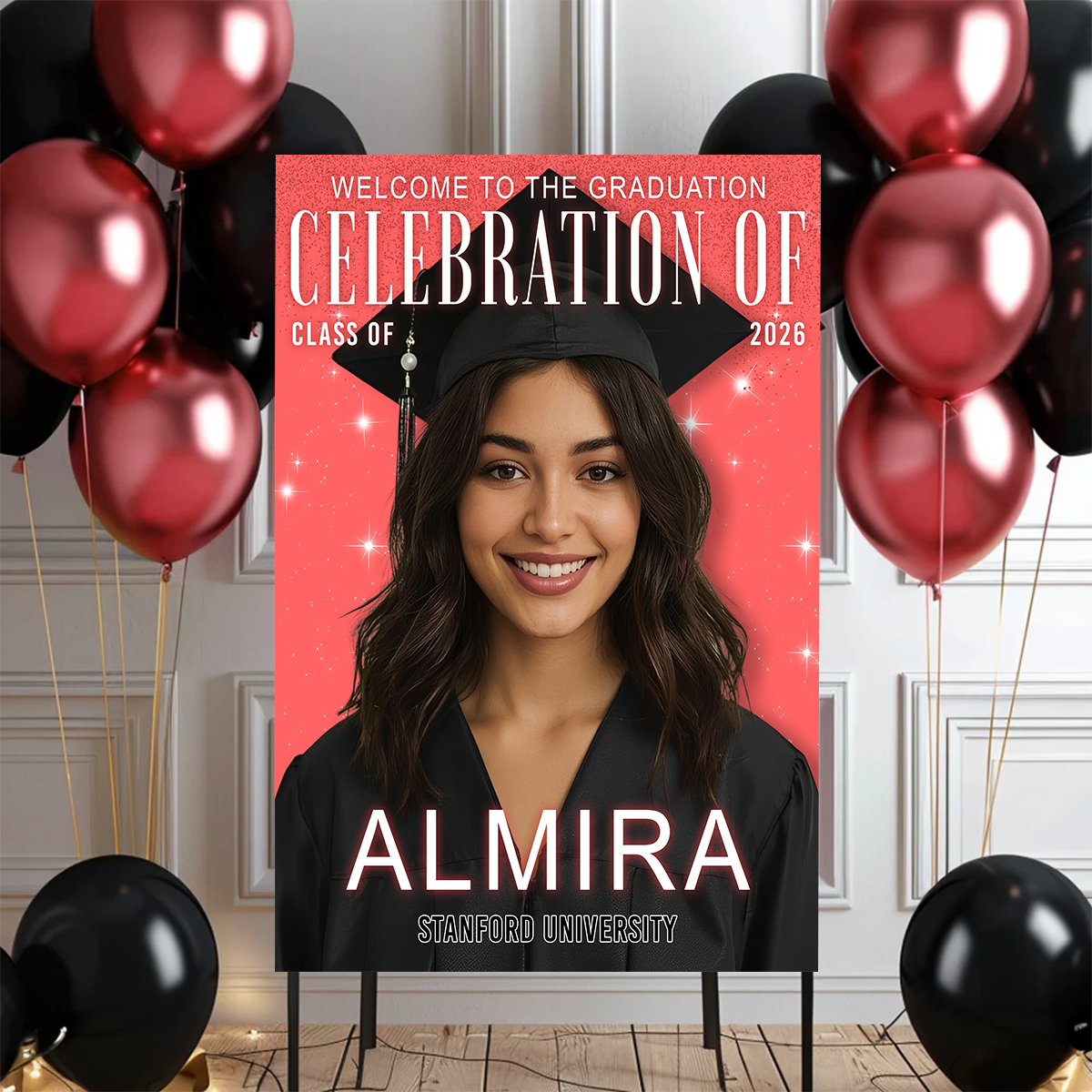 Trendy Magazine Cover - Graduation Welcome Sign Party