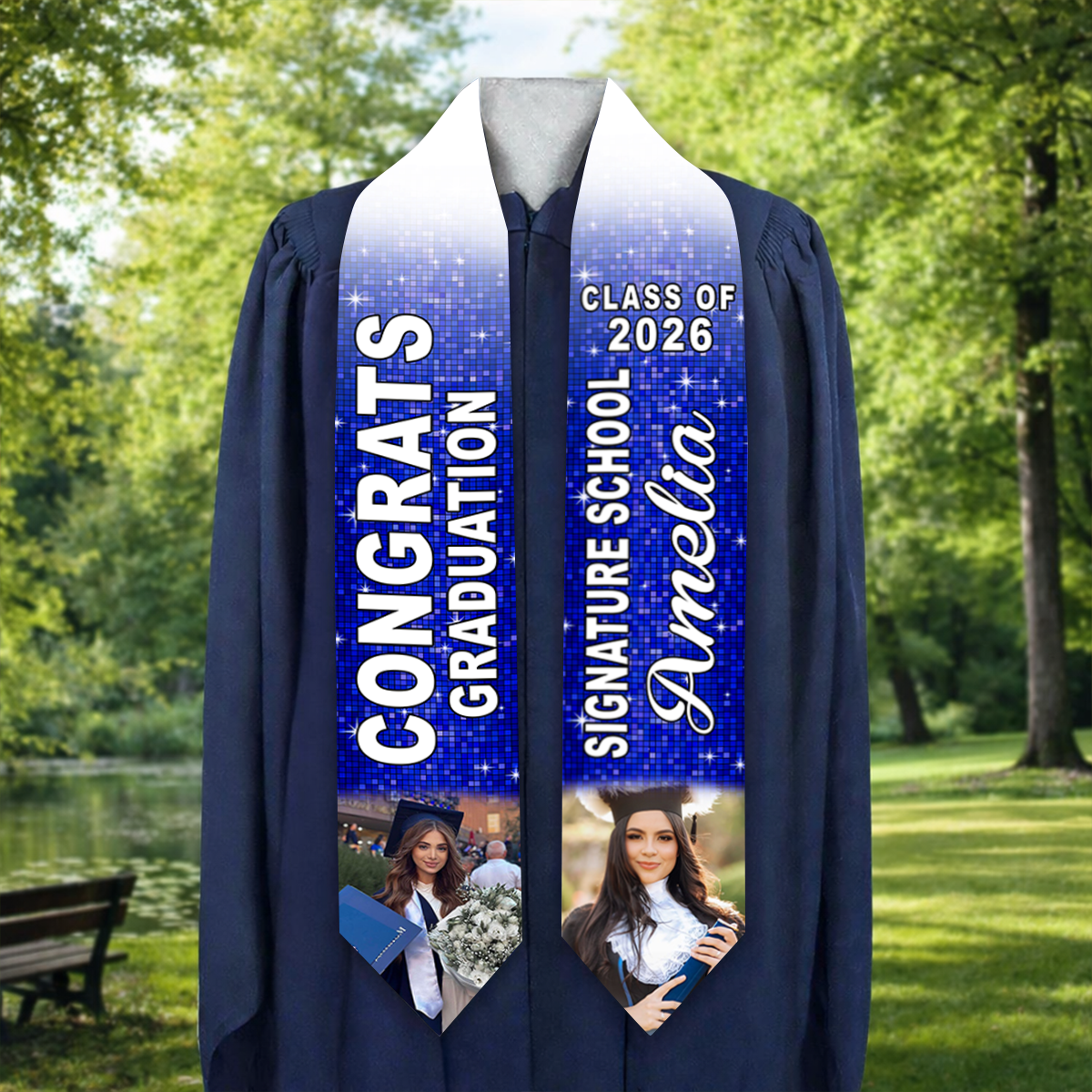 Custom Name Graduation Gift Stoles - Personalized Stoles
