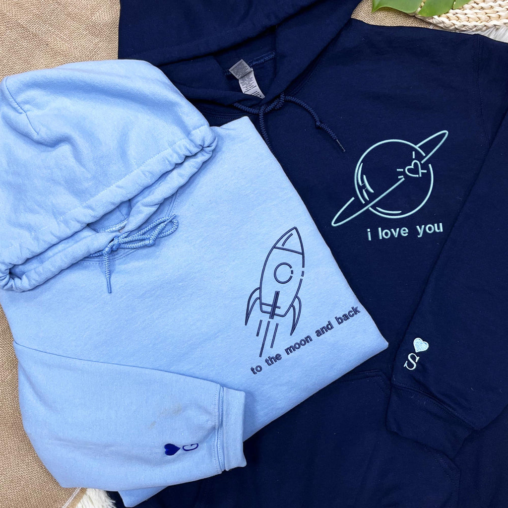 I Love You To The Moon And Back Shirt, Matching Couple Embroidered shirt, Gift For Couple, Gift For Boyfriend Girlfriend 2_e617b55a-2109-4c6d-9ce1-f577c2e08ed6.jpg