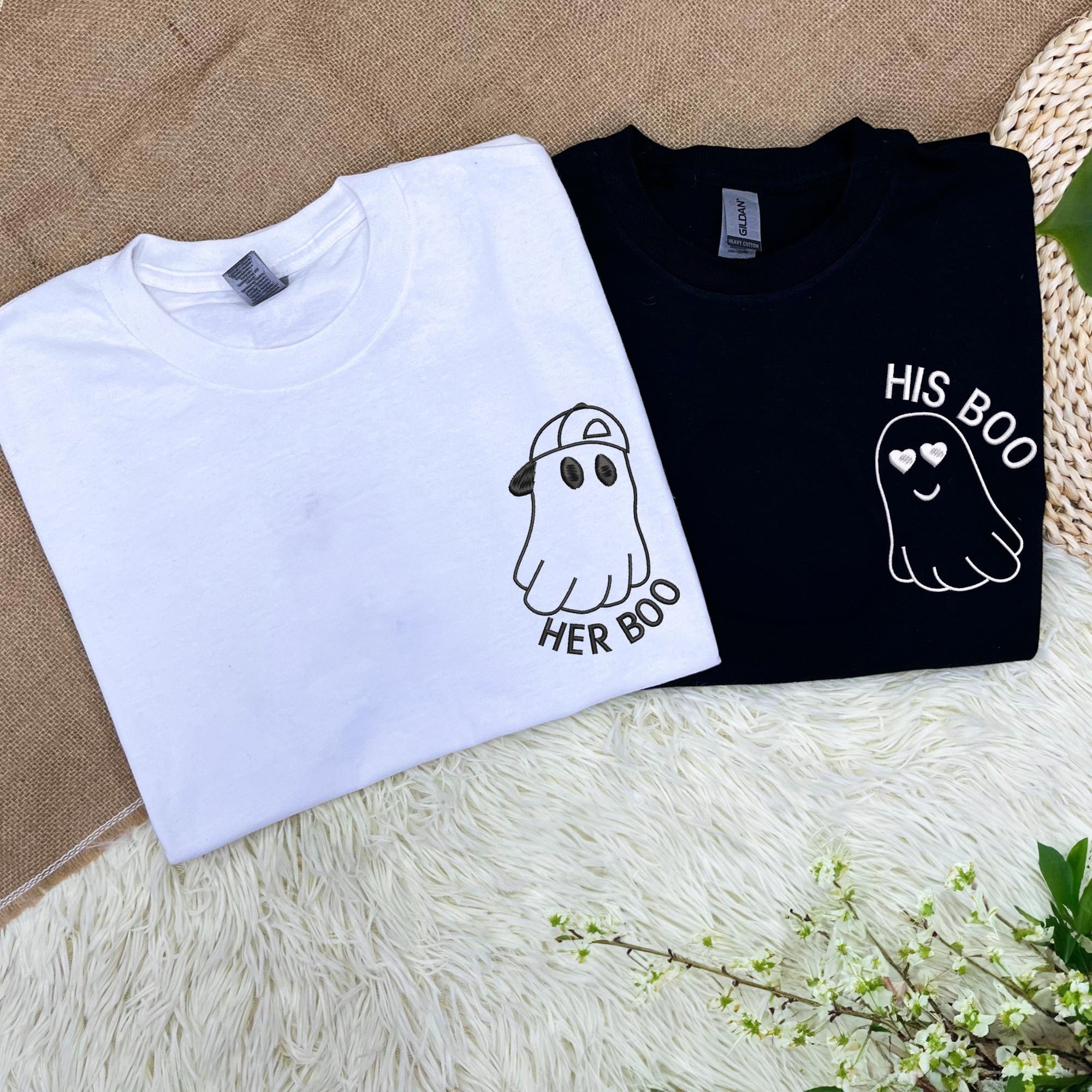 His Boo Her Boo Embroidered Couple Sweatshirts, Matching Couple Embroidered Apparel, Gift For Couple 2_e75aaf68-1b11-49d9-b544-fcc11e5272d5.jpg