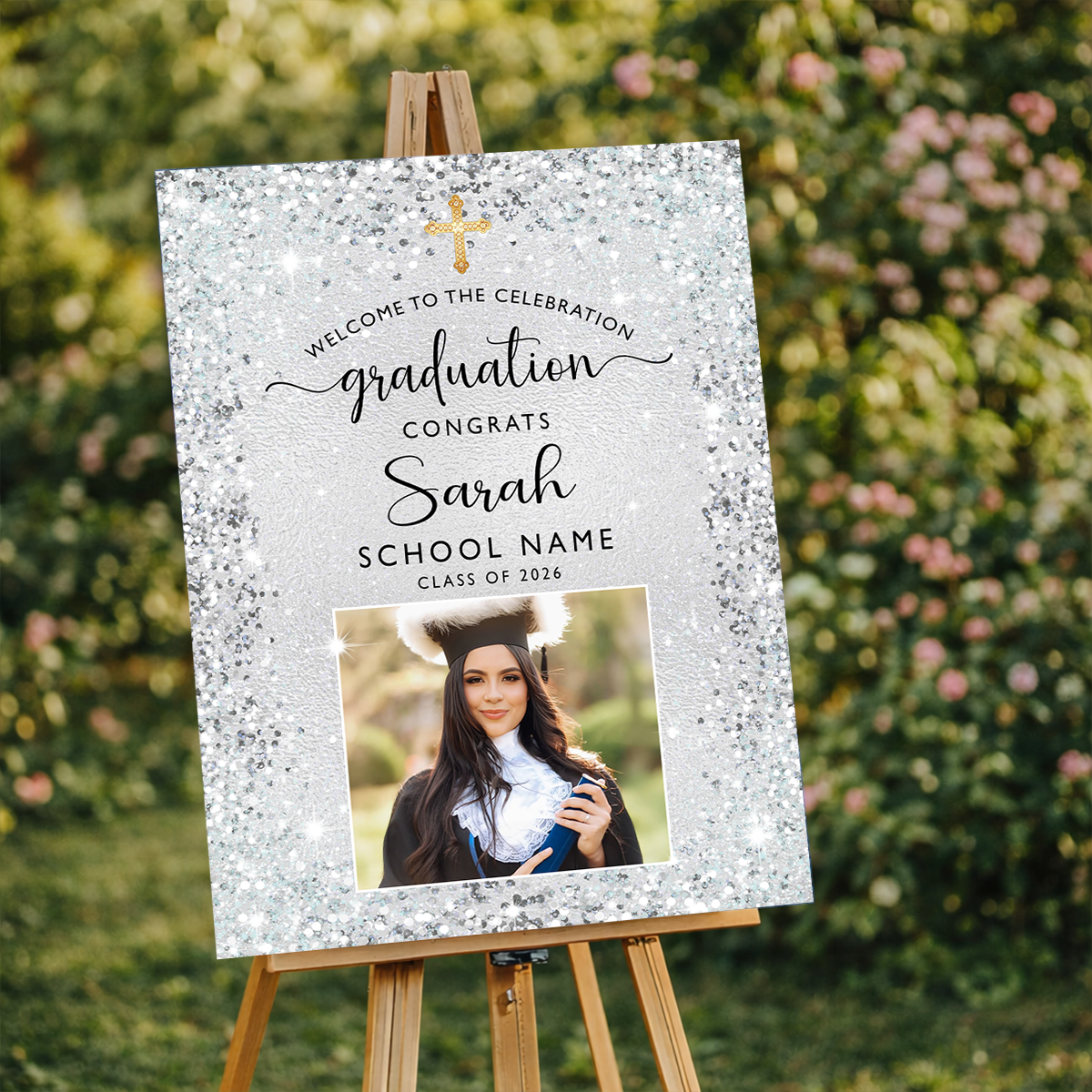 Elegant Class Of 2026 - Graduation Welcome Sign Party