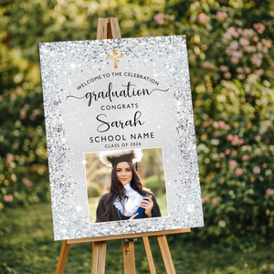 Elegant Class Of 2026 - Graduation Welcome Sign Party