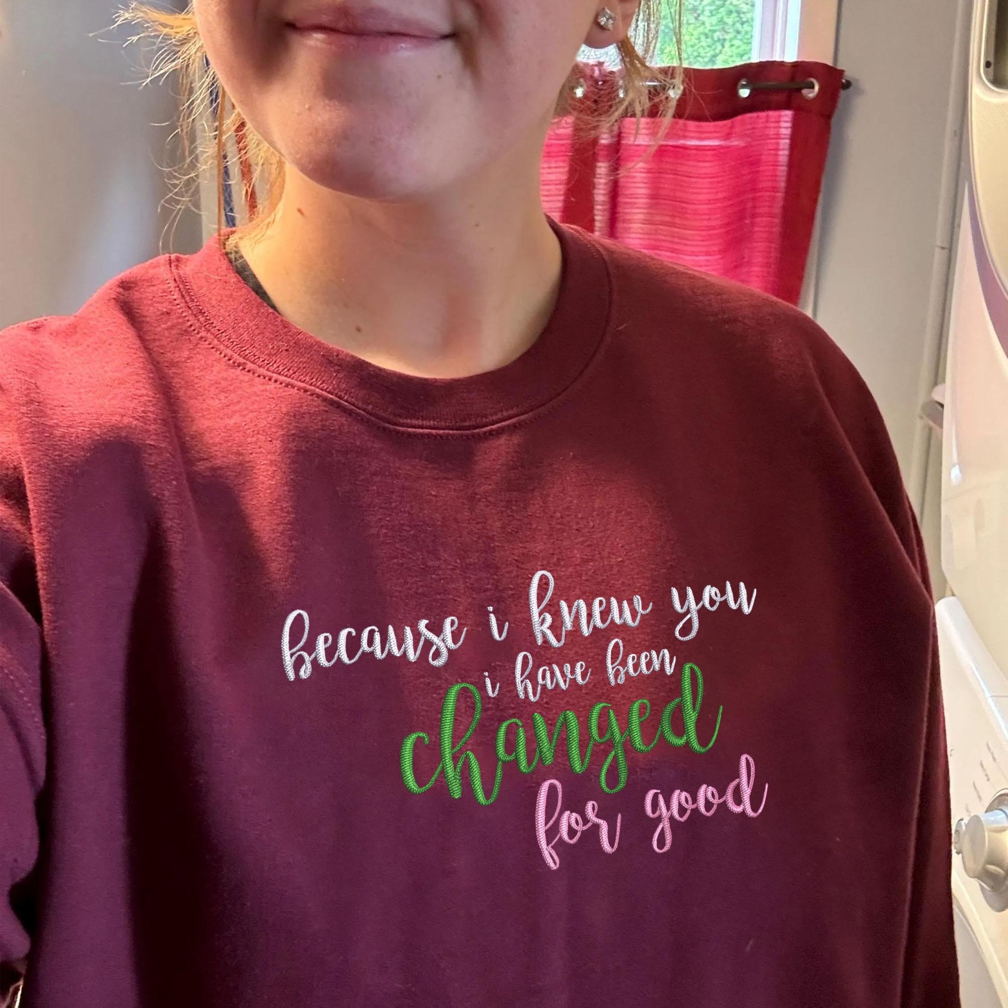 Embroidered Wicked Musical Quote Shirt, I Have Been Changed For Good Broadway Shirt, Wicked Sweatshirt 2_f29faff2-b10b-4286-9f76-7a11d80d3ae2.jpg