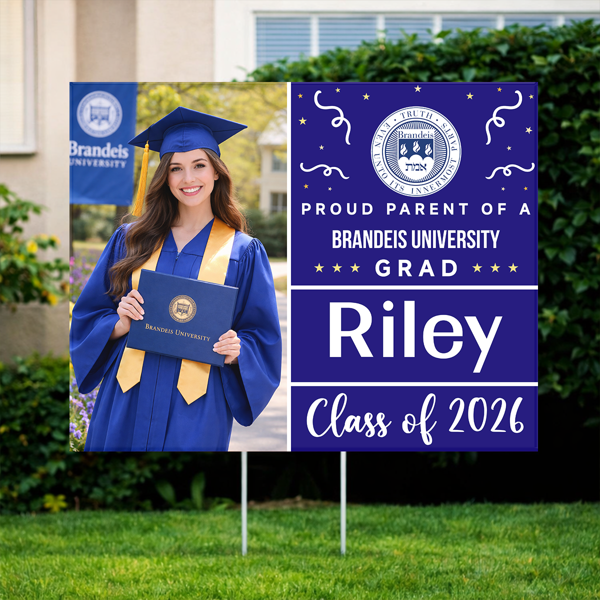 Graduation Yard Sign - Graduation Gift - Personalized Graduation Lawn Sign With Stake