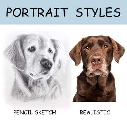 Custom Photo Pet Memorial Ornate Frame Gift For Pet Lovers - Personalized Acrylic Car Hanger