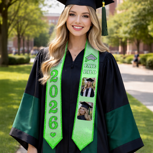 Glitter Graduation Sash Class of 2026