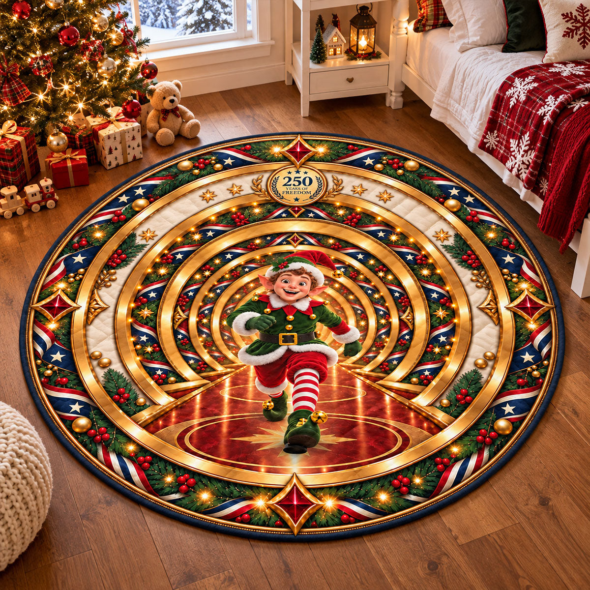 Merry Moments Together 3D Illusion Quilted Rug - Personalized Quilted Mat 2a96698b-a34f-4100-969a-a678d78b3131-5.jpg