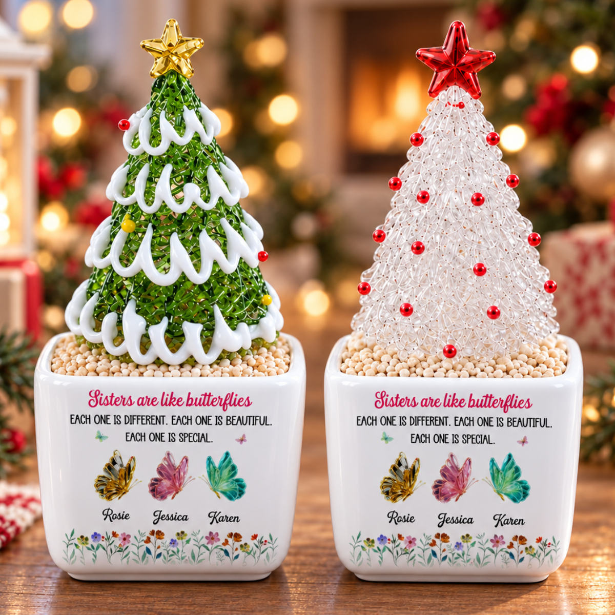Festive Sister Love - Personalized Potted Christmas Tree - Christmas Gift For Sister 2aa66357-8d43-4880-a3b4-18213d072426-banner-1.png