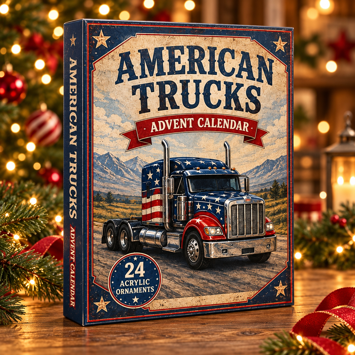 American Trucks Fleet Advent Calendar 2026 - 24-Day Festive Countdown, Acrylic Charms Blind Box - Gift For Vehicle Lovers 2ac0c254-c9da-42a2-85a5-fde79f011f87-american-trucks-box.png