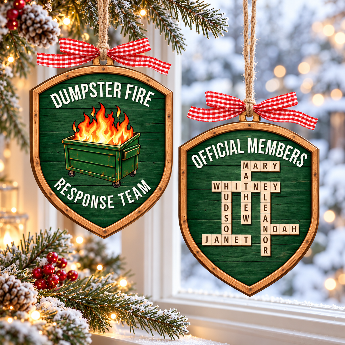 Funny Office Team Christmas Ornament, Dumpster Fire Response Team, Puzzle Name Team Gift, Gag Gift for Coworker, Best Team Ever Gift 2ae98693-d42d-4c3f-83c2-907de9333094-banner-1.png