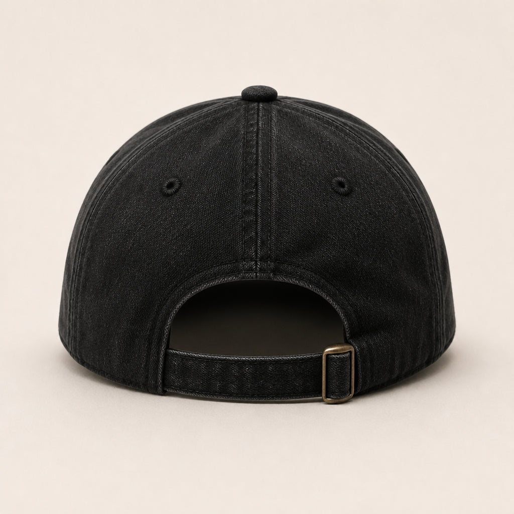 Gone Skiing Embroidered Dad Cap - Back view