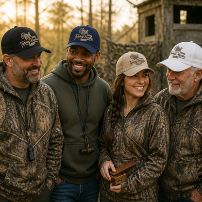 Gone Turkey Hunting Embroidered Dad Cap - Available in multiple colors
