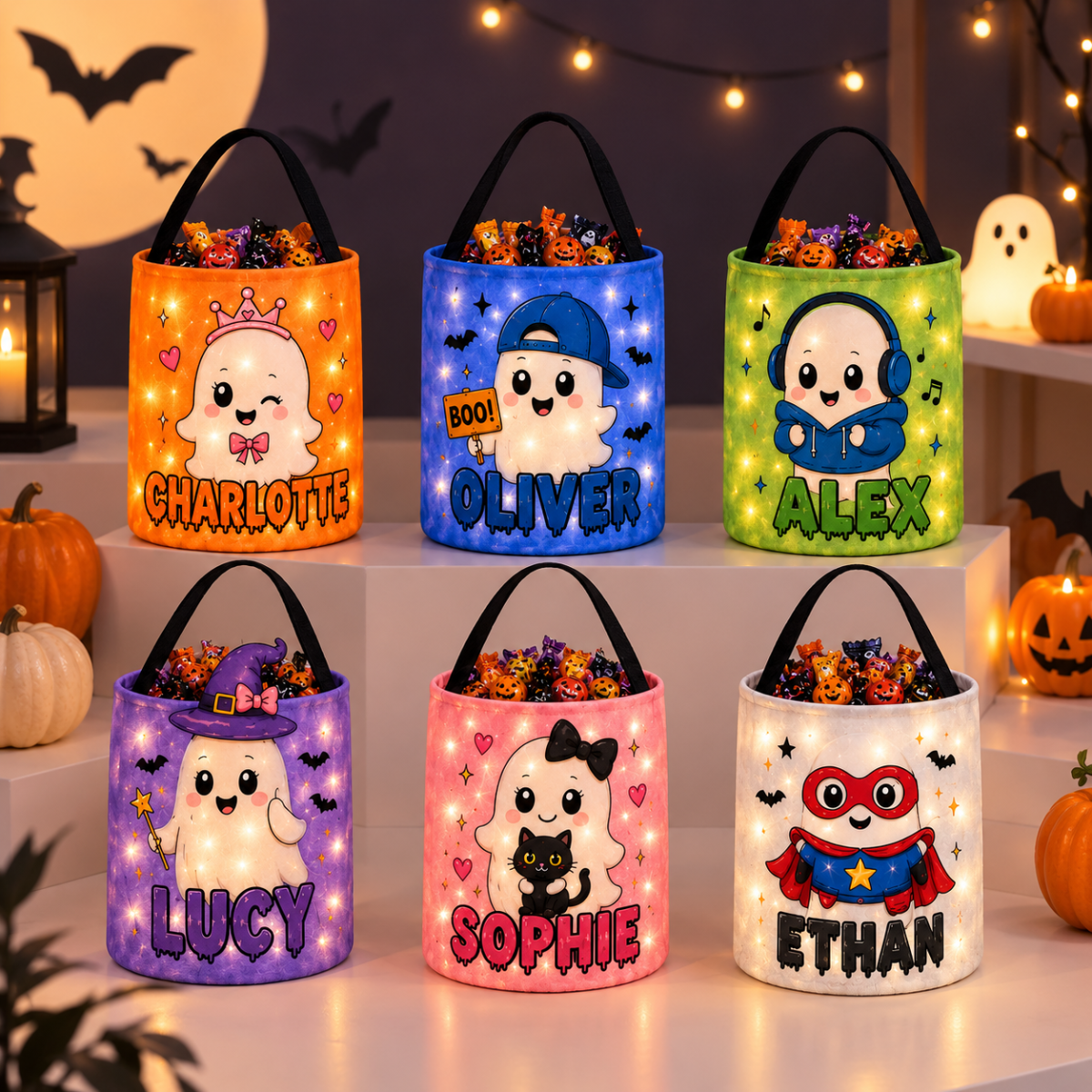 Personalized LED Ghost Trick-or-Treat Bucket – Custom Name Light-Up Halloween Candy Basket, Cute Spooky Treat Bucket for Kids & Ghost Lovers** 2b29aa55-1e69-4538-b5c7-c35b1e16aba2-2.png