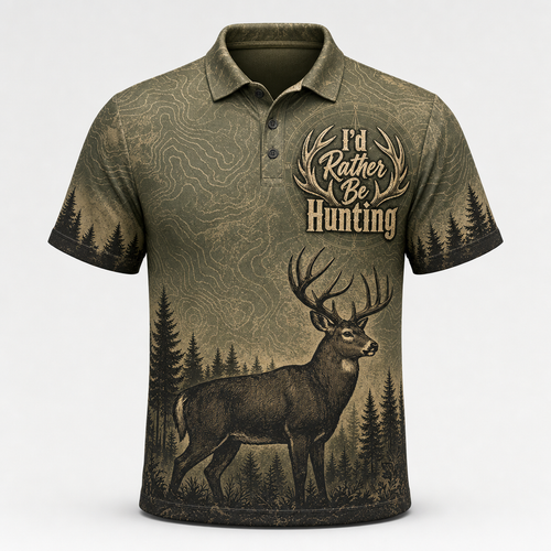 I'd Rather Be Hunting — AOP Polo - Polo shirt - All over printed 2b4fe64d-d30c-42e3-87e0-a3dbb9cdf7c8.png