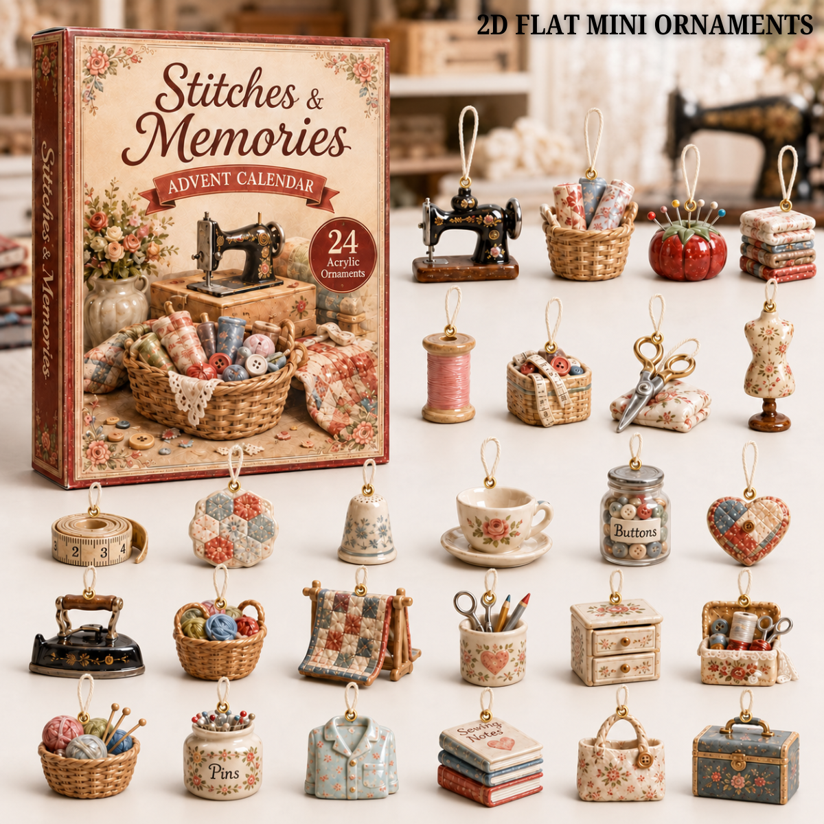 Memory Sewing Advent Calendar 2026 - 24-Day Festive Countdown, Acrylic Charms Blind Box - Gift For Sewing Lovers 2c605e72-9d2f-4608-a11b-faee2e89de9a-sewing-text.png