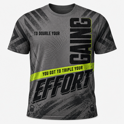 Double Your Gains Triple Your Effort Athletic Tee - T-Shirt - All over printed 2d699831-5ce5-4a1a-a037-8fc3bc369e22.png