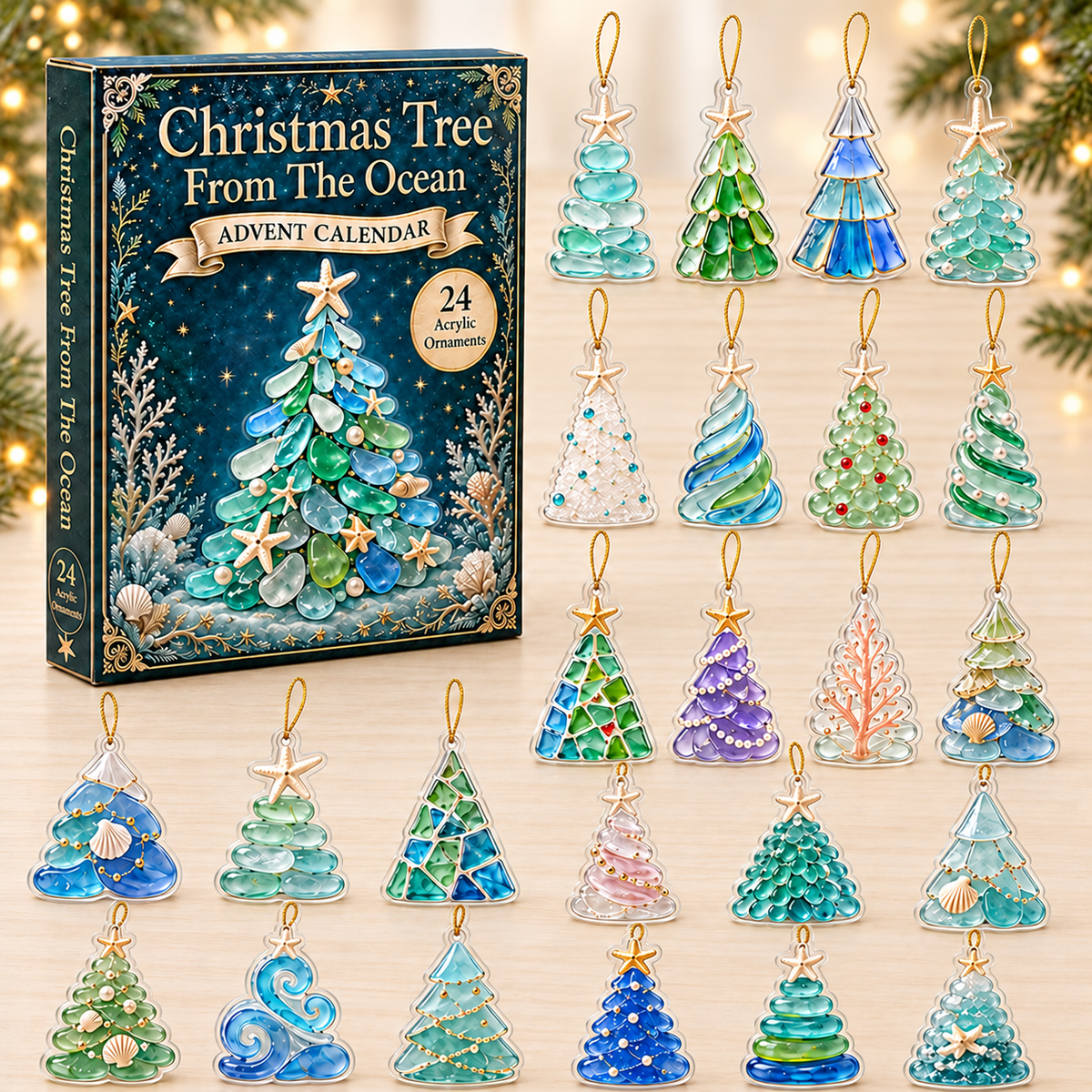 Christmas Tree From The Ocean Advent Calendar 2026 - 24-Day Festive Countdown, Acrylic Charms Blind Box - Gift For Christmas 2d70cbcf-7f34-4da9-9536-f68797edfdb9-tree-box-charms.png
