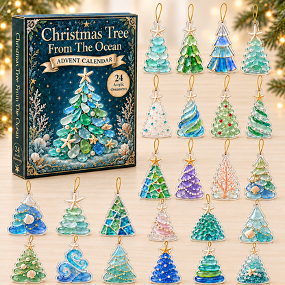 Christmas Tree From The Ocean Advent Calendar 2026 - 24-Day Festive Countdown, Acrylic Charms Blind Box - Gift For Christmas 2d70cbcf-7f34-4da9-9536-f68797edfdb9-tree-box-charms.png