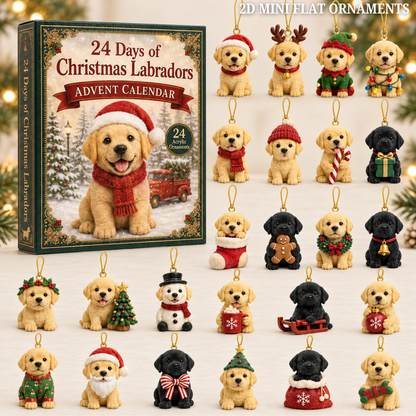 Christmas Labrador Advent Calendar 2026 - 24-Day Festive Countdown, Acrylic Charms Blind Box - Gift For Labrador Lovers 2db20032-3f12-459f-85c2-e0638da951eb-labrador-text.png