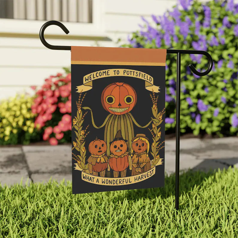 Personalized Pottsfield Garden Flag: Over the Garden Wall Inspired, Unique Gift For Family 2f398775-2bc4-4396-be32-e0a6e0496830-tyyyy.webp